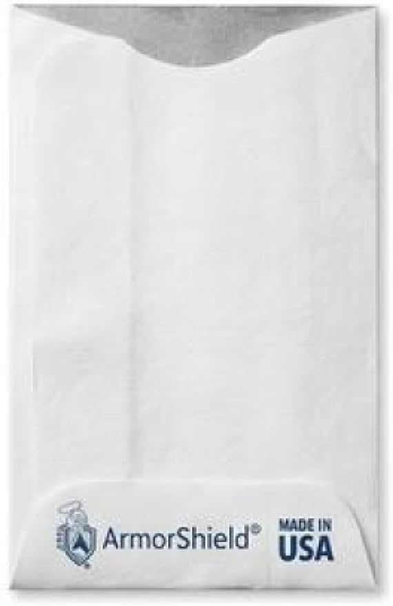 Semper Paratus Gear RFID Blocking Sleeves for Credit Cards - 10 Pack Credit Card Protector - Tyvek ArmorShield - Travel Wallet Security - Made in USA