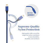 iPhone Charger [Apple MFi Certified] Lightning Cable 6PACK-3/3/6/6/6/10 FT Nylon Braided iPhone Charger Cord High Speed Cord for iPhone 14/13/12/11 Pro Max/XS MAX/XR/XS/X/8/7/Plus/6S/6/iPad