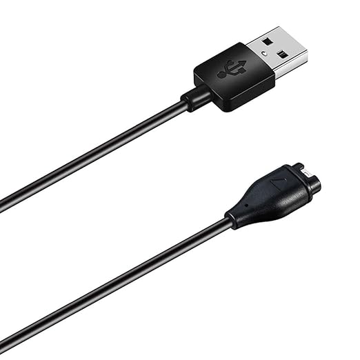 Kissmart Charger for Garmin Forerunner 265 165 245, Replacement Charging Cable Cord for Garmin Forerunner 265 165 245 Music Smart Watch