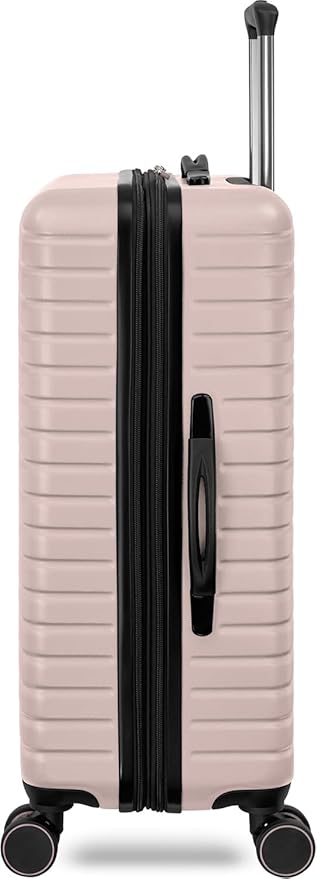 Everest Expandable Hardsided Spinner (Pink, 3 Piece Set (28", 24", 20"))