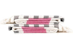 Cotton Turkish Beach Towel with Towels Oversized 36"x72" Pool Absorbent Extra Large Quick Dry Sand Travel Towel (Rosé Obsidian, 2 Pack)