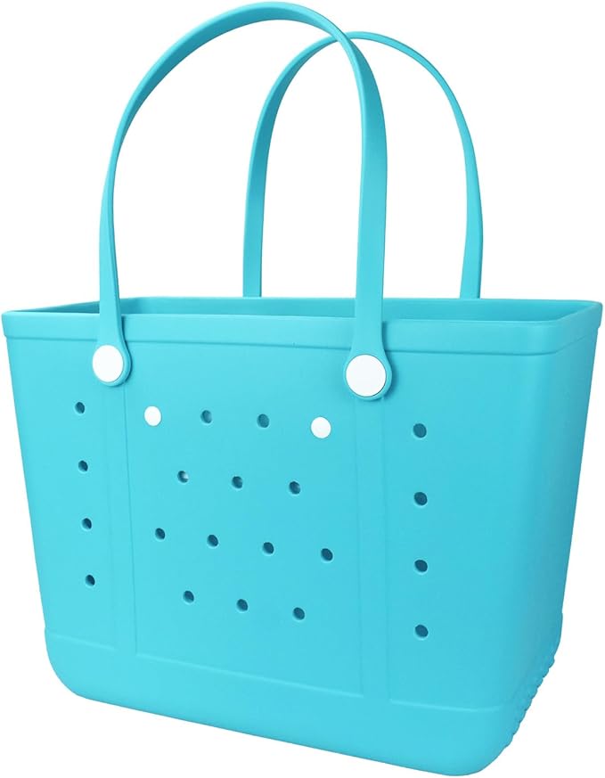 Lightweight Extra large Rubber Beach Bag Small mini Tote Bag for Gym Waterproof medium Open Handbag for Pool Sports