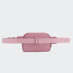Pander Everywhere Belt Bag for Women, 5 Zipper Pockets Nylon Crossbody Fanny Pack Purse (Dune Pink)