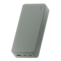 Clemm Portable Charger Quick Charging Power Bank (Gray, 30000, Milliamp Hours)