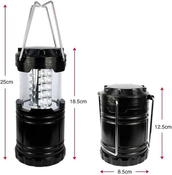 TAIHOM Camping Lantern, 4 Pack Battery Powered Flashlight for Power Outages, Portable Collapsible Hanging Light Essential for Home, Outdoor, Emergency Lamp Survival Kit Gear for Hurricane