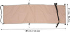 Ergonomic Adjustable Foot and Heel Hammock Cover, Comfort Airplane Footrest, Adjustable Portable Air Plane Flying Travel Foot Rest for Outdoor Travel Bus (Khaki)