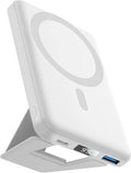 AOGUERBE for Magsafe Power Bank, 10000mAh Foldable Wireless Portable Charger with LED Display, 3 in 1 Magnetic Battery Pack with 22.5W Fast Charging for iPhone 17/16/15/14/13/12 Pro/Pro Max/Plus/Mini