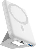 AOGUERBE for Magsafe Power Bank, 10000mAh Foldable Wireless Portable Charger with LED Display, 3 in 1 Magnetic Battery Pack with 22.5W Fast Charging for iPhone 17/16/15/14/13/12 Pro/Pro Max/Plus/Mini