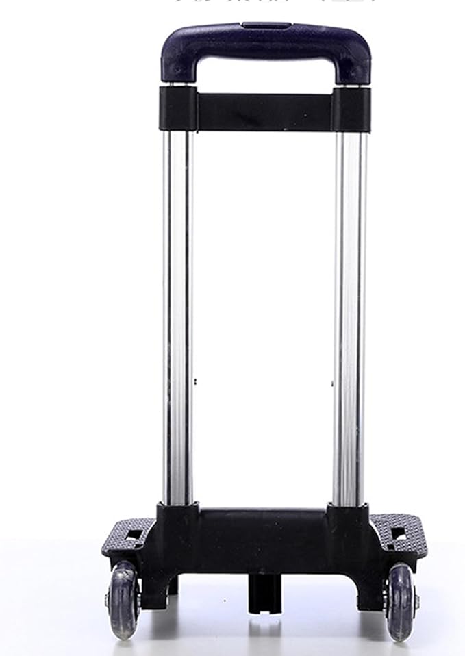 Backpack Trolley 2 Wheels Rolling Luggage Carts Foldable Trolley Cart Aluminium Alloy Hand Cart for School Bags Pet Bag