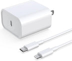 DABUSTAR for iPhone Fast Charger, 33W USB C PD Wall Charger Block Plug with[MFi Certified]6ft Type C to Lightning Cable Quick Charging Data Sync Cord for iPhone14 13 12 11 Pro Max Mini Xs Xr iPad Air
