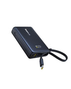 Baseus Power Bank, Picogo 10000mAh 45W 3-Output Portable Charger with Built-in USB-C Cable, PPS/PD QC Fast Charging External Battery Pack for iPhone 17/16/15/14/13, Samsung S25/S24, MacBook Pro, iPad