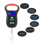 Fishing Luggage Scale, 50KG Portable Electronic Mini Travel Scale