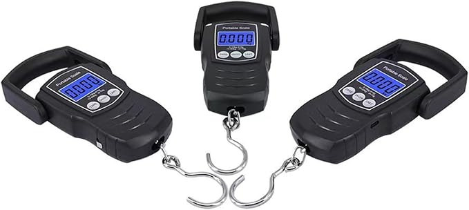 Portable Digital Luggage Scale with Handle Hangings Scale Weighs up to 50kg/110lb Perfect for Travel Parcels Shopping