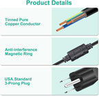 120W Universal Power Supply Adjustable DC 3V ~ 24V Variable Switching AC/DC Adapter 100V-240V AC to DC 24V 5A Converter with 14 Tips & Polarity Converter - 5000mA Max