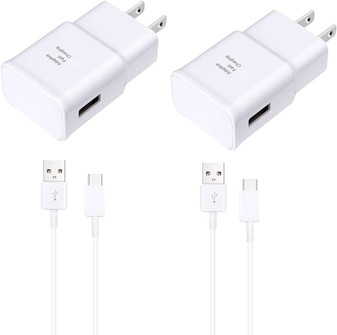 Android Phone Charger Samsung Charger Fast Charging Cord with 10FT USB Type C Cable for Samsung Galaxy S23/S23 Ultra/S22/S21/S20/S20+/S10/S10+/S10e/S9/S9+/S8/S8Plus/Edge/Active/Note 8/9/10/20