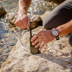 Survivor Filter PRO – 0.01 Micron Portable Water Filtration System Survival – Tested in USA Labs – Bacteria, Parasite and Virus Removal – Ultimate Survival & Backpacking Gear