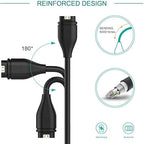 E ECSEM Charging Cable Compatible for Garmin Lily 2 Active Smartwatch, 3.3FT Replacement USB Data Sync Charging Charger Cord for Lily 2 Active Smart Watch (not for Liy/Lily 2)