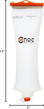 Vecto Water Collection and Filtration Bag (2L, 3L) - 28mm Neck Compatible with Popular Filters - Wide Opening for Easy Water Collection - Lightweight, Compact, Durable Tethered Cap and Slider