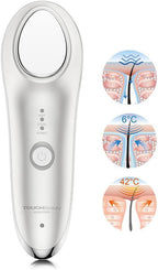 TOUCHBeauty Face Massager Hot and Cold, 42℃/6℃ Vibration Device for Smoother Tighter Face, Portable Facial Lifting Tool for Women, Perfert for Travel, Home