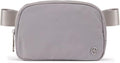 Pander Belt Bag for Women, Fashion Waist Packs, Crossbody Bags with Adjustable Strap (Light Grey).