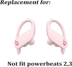 Replacement Eartips Silicone Earbuds Buds Set for Powerbeats Pro Beats Wireless Earphone Headphones,4 Pair (Pink)