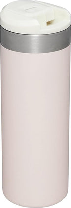 Stanley AeroLight Transit Bottle 16 oz | Locking Drink Through Lid | Leak Resistant Water Bottle or Coffee Travel Mug | Lightweight Insulated Stainless Steel | BPA-Free | Rose Quartz Glimmer
