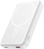 Magnetic Portable Charger Power Bank 12000mAh MagSafe Compatible Battery Pack 22.5W USB C Fast Charging Wireless Battery Pack Phone Charger for iPhone 17/16/15/14/13/12 All Series White
