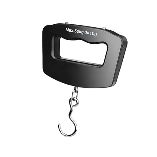 Luggage Weight Scale, 50kg/10g Travel Luggage Scale Portable Handheld Electronic Scale with Hook Gram Scale Express Delivery Fishing Handheld Scale,for Travel
