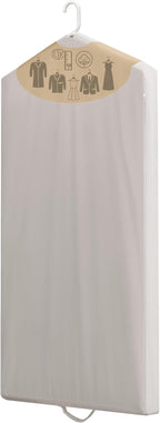 Luxury Cotton Garment Storage Bag, 24x40 Inch, Breathable Washable Reusable, for Hanging Clothes Short Dresses Jackets Suits, Fits 3 Hangers, Zipper Window (1, 24x40x3)
