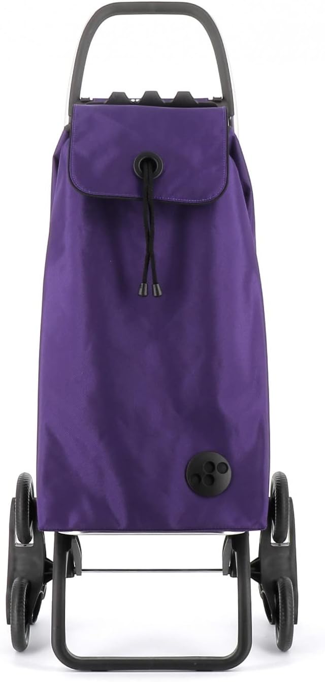 Rolser I-Max MF 6 Wheel Stair Climber Foldable Shopping Trolley - Purple