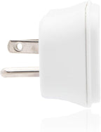 Maxxima 3 Grounded Multi Outlet Adapter Wall Plug - Outlet Extender Wall Tap, Turns 1 Outlet into 3, Indoor 3 Way Plug Splitter - White - 4 Pack