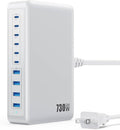 USB C Charger 730W USB C Charger Block,Upgraded GaN V 10-Port Fast Charging Station Hub,3X PD 100W Laptop Charging Adapter Compatible with MacBook Pro/Air,DELL,Steam Deck,iPhone 16/15/14,Galaxy S23