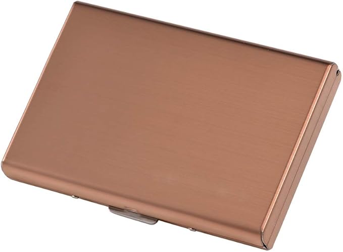 EASTNIGHTS RFID Credit Card Holder Metal Wallet Stainless Steel Credit Card Protector Case Business Card Holder for Men or Women