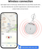 GPS Tracker for Vehicles No Subscription, Real-Time Smart Tracking Devices for Cars Hidden, Key Finder Locator with Sound, with Find My (iOS Only), for Luggage, Pet, Kids, Key, Wallet & More