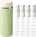 AprYew 4 in 1 Travel Dispenser Bottles Refillable, 4 Pack 30ML Travel Bottles for Toiletries, Travel Size Shampoo and Conditioner Bottles,for Vacation Business Trip (Green)