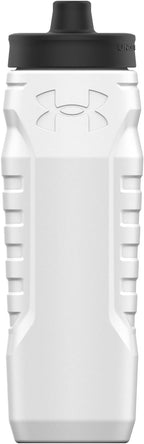 Under Armour Squeeze Water Bottles, 32 oz Water Bottles, Sideline Sports Water Bottle with Quick-Shot Lid, Quick & Easy Hydration, Gym Water Bottles, Squeeze Bottle, 1 32oz Bottle