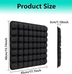 Sondur Travel Cushion, Portable Airplane Seat Cushion for Long Flights 3D Air Cel Inflatable Seat Cushion for Air Travel with Air Pump for Car,Office,Stadium,Ergonomic Comfort Support,Heavy Duty