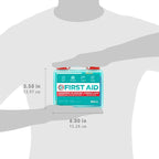 Be Smart Get Prepared 85 Piece First Aid Kit: Clean, Treat, Protect Minor Cuts, Scrapes. Home, Office, Car, School, Business, Travel, Emergency, Survival, Hunting, Outdoor, Camping & Sports, FSA HSA