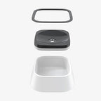 Dog Drinking Bowl, No-Spill Slow Feeder Water Bowl for Dogs and Cats with Floating Disk - Splash-Proof Design for Travel, Ideal for Small Dogs and Messy Drinker
