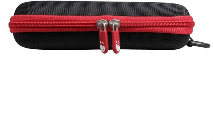 Hermitshell Hard Travel Case for Ekrist/LanLuk Portable Charger Power Bank 25800mAh (Black + Red Zipper)