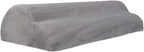 Foot Rest Under Desk Ergonomic Footrest Cushion Pillow Leg Rest Support Flannel Foam Material Suitable for Office Home Car Airplane Travel Men Women, Dark Gray
