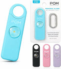 POM Personal Safety Alarm for Women – 130dB Loud Emergency Siren, USB-C Rechargeable with Bright LED Flashlight, Portable Keychain Design for Self Defense, Purse, Backpack & Travel (Aqua)