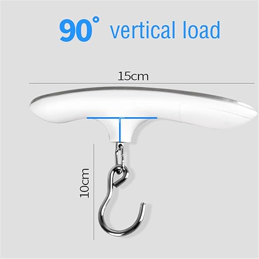 Luggage Scale, 50kg/110lb Portable Mini Suitcase Scale Household Digital Display Scale Applied Aircraft Luggage Outdoor Scale Weighing Balance