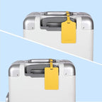 Vigorport Leather Personalized Suitcase Tag Set Luggage Id Tags Labels Travel Accessories - Set of 4