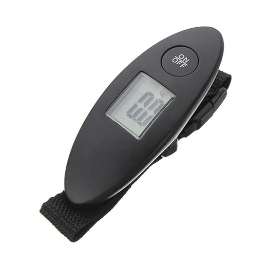 Luggage Weight Scale, 10pcs 40kg/100g Portable Luggage Scale High Precision Travel Digital Hanging Scales with Webbing Belt LCD Digital Electronic Luggage,for Travel