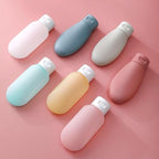 4-Pack Silicone Travel Bottles (60ml), Refillable Leak-Proof Squeeze Containers for Shampoo, Lotion, Cream, Toiletries, TSA Approved Portable Liquid Accessories for Travel