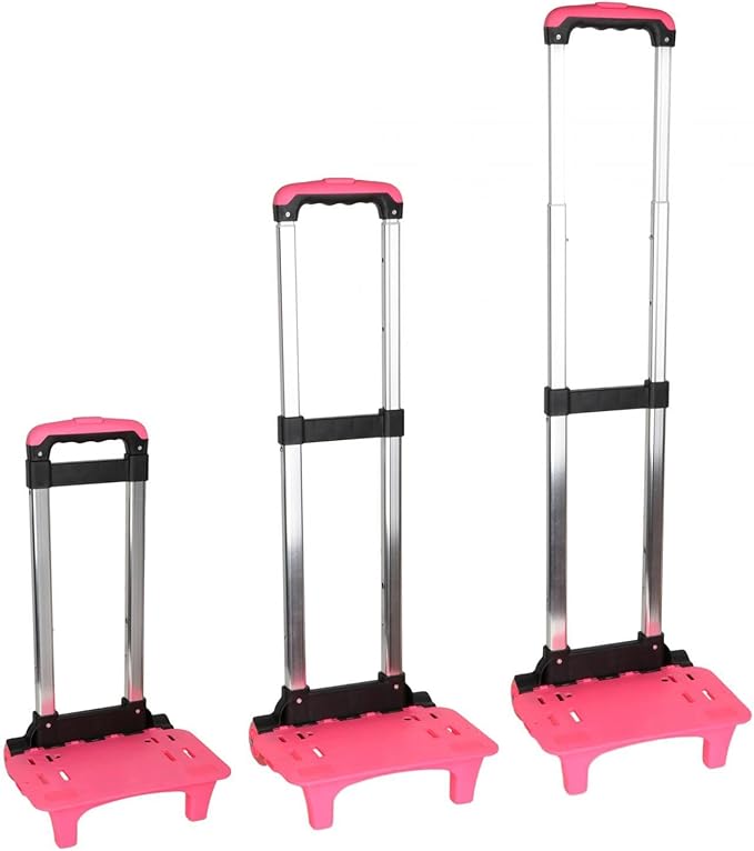 Backpack Trolley 2 Wheels Portable Telescopic Rod Backpack Hand