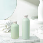 8.8oz Squeeze Bottles with Flip Cap, Refillable Plastic Travel Bottles for Creams, Lotion, Shampoo, Conditioner (2 Pcs)