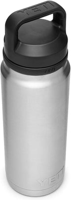 YETI Rambler 26 oz Bottle, Vacuum Insulated, Stainless Steel with Chug Cap, Stainless