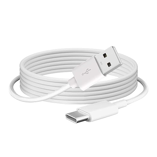 AHDFWI 6.6Ft C Cable USB A to C Cable Compatible iPhone 16e 16 15 Charger Charging Cord for iPhone 16, 16 Plus, 16 Pro Max/15, 15 Plus Phones, 16 Pro Max, Pro 12.9/11, 10th, Air 5/4th, Mini 6th